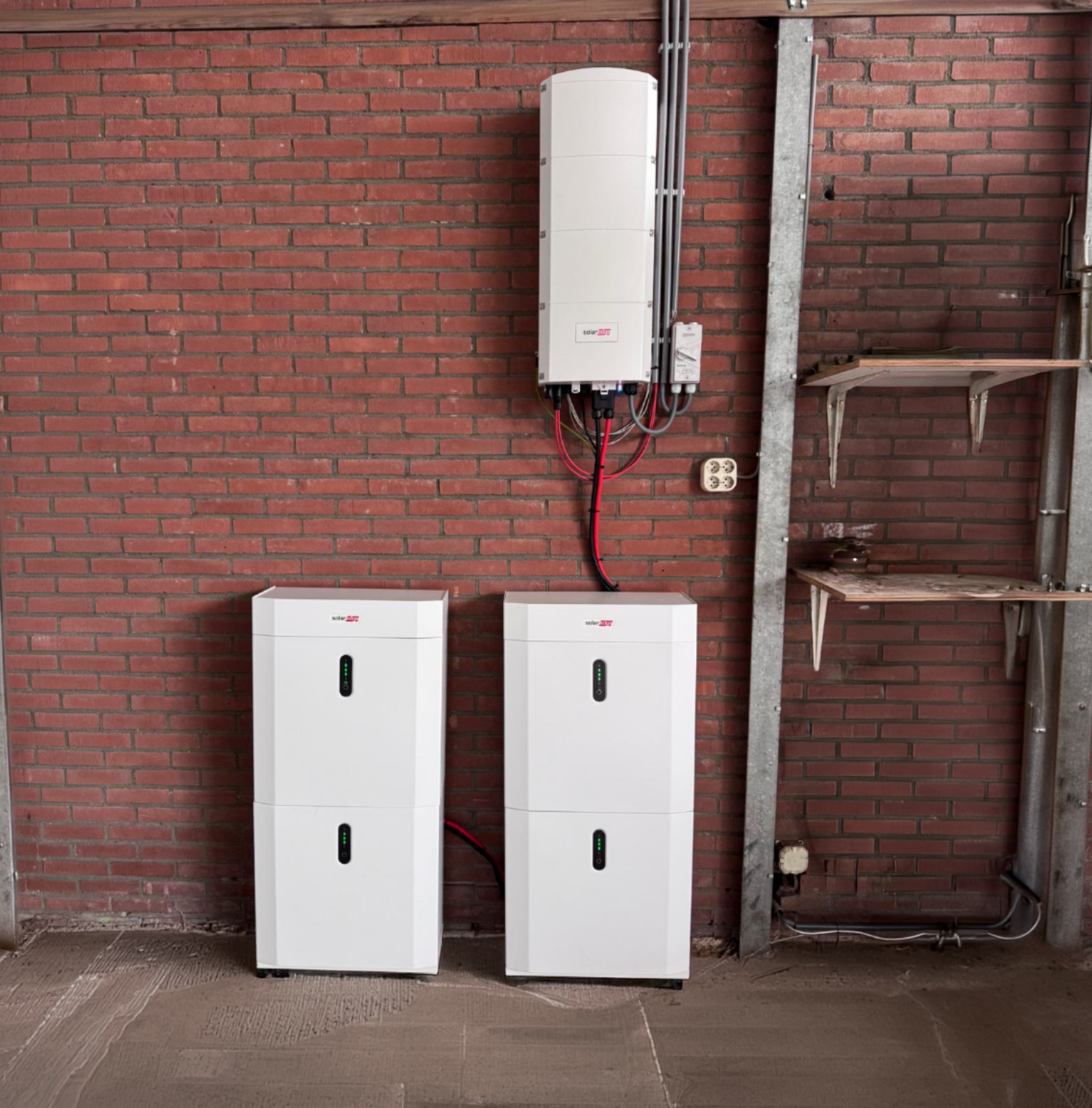 Afbeelding van solaredge thuisbatterijen geinstalleerd